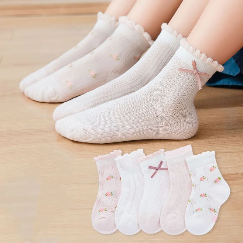 Kaus Kaki Anak-anak 5 Pasang/L - Summer Clothing Baby Girl ulasan dan harga